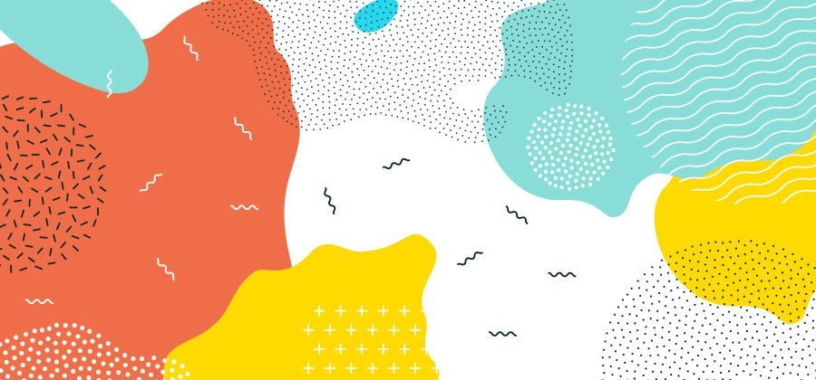 Ilustração digital abstrata e colorida salva como um arquivo vetorial.